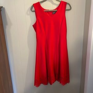 Donna Ricco Women’S Fit And Flare Dress Red Size 12